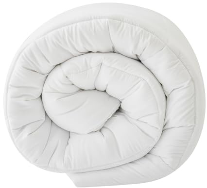 Good Nite Double Duvet 15Tog Duvet for Spring Summer Autumn Winter Quilt Polyester Hollowfibre with Corner Ties (Double 200×200cm)