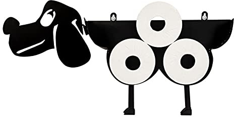 Starnearby Support de Rouleau de Papier Toilette, Porte Rouleau Papier Toilette Animaux en Métal, Support de Stockage de Papier Toilette, Support Mural pour Rouleau, Rangement Papier WC