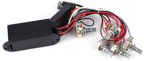 Bass-Vorverstärker, E-Bass-Vorverstärker-Schaltkreis, 3-Band-Aktivgitarren-EQ-Equalizer für Aktive Bassgitarre