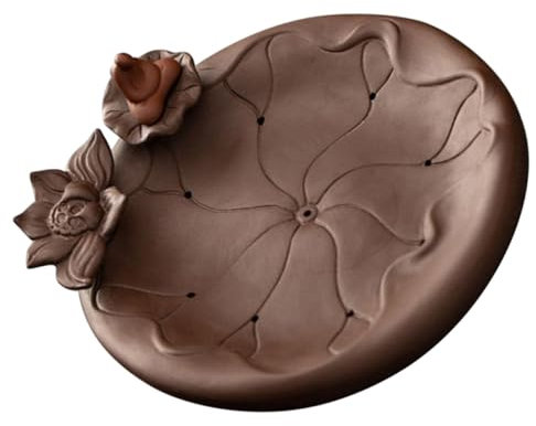 OKUMEYR Mesa De De Porcelana Roja Creativa Soporte Para Tetera De Plato Para Tazas Accesorio De Ceremonia De Diseño Estiloso y Funcional Para Uso Casa