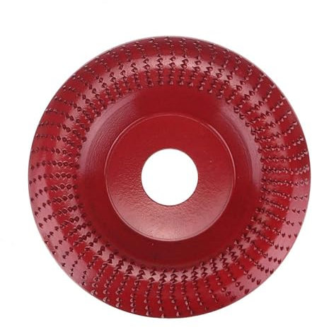 NIHUJALE Meule à Disque 10022mm carbure de tungstène Bois meule d'angle ponçage Disque de Sculpture Outil Rotatif Disque abrasif for meuleuse d'angle-Polissage Argent(Rot)