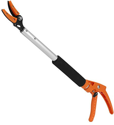 TIKATARER Recolector de Frutas, Recolector de Frutas Liviano, Cortador de Ramas con Giratorio de 90 Grados, Podadora de Pértiga para Recolector de Rosas, Recolección de Frutas y Verduras,