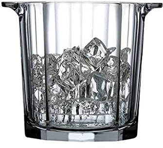 WZYYCV Eiskübel Eiskübel Glas Eiskübel Dick Champagner Eimer Bier Eiswürfel Eimer Geeignet Für Home Bar Ktv Eisbehälter