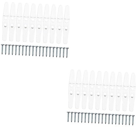 ULTECHNOVO 20pcs Blind Cord Cleat for Home Office Window Blinds Curtains Sun Shades Ropes Cord Winder for Curtain Sunshades Cleats Fixed Accessories for Cable