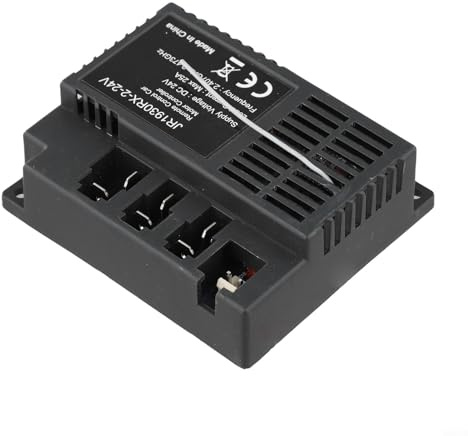 HpLive JR1930RX-2-24V Ricevitore per auto elettrica bambini con telecomando 2.4G di ricambio per controllo del veicolo, materiale ABS (ricevitore)