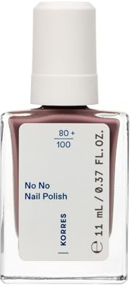 KORRES No No Nail Polish 66 Prune – veganer 10-Free Nagellack mit Gel-Effekt, hoher Deckkraft & brillantem Glanz, splitterfest, 11 ml – natürlich gepflegte Nägel ohne Schadstoffe