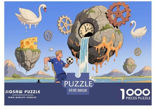 Handball Hölzerne Puzzles Wasserfest 1000-teiliges Puzzle Geschenke Für Erwachsene Spaß Lernspiele