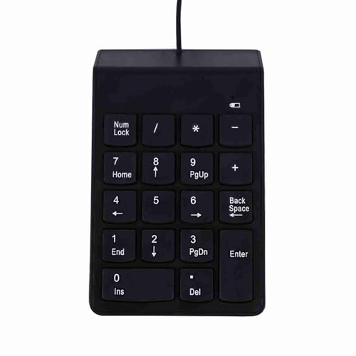 RASTKY USB Numérico Keypad Portátil Desktop PC Pro - Contabilidad Financiera de Número Wired Pad Financial