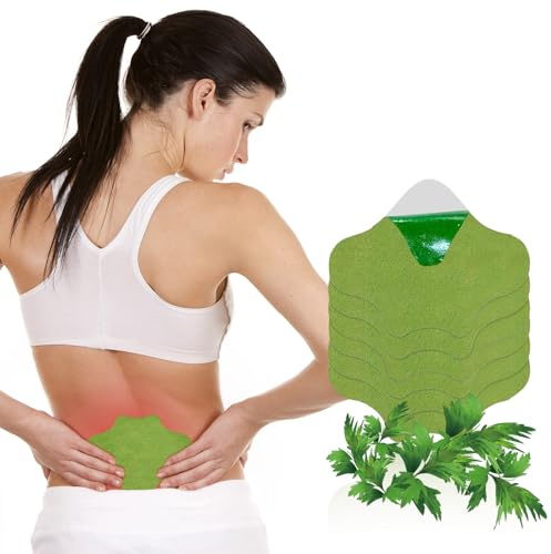 Patch Anti-Douleur Chauffant 60 Pièces – Patch Chauffant pour Dos & Genoux à Base de Plantes – Chaleur Profonde contre le Mal de Dos, Douleurs Musculaires & Articulaires – Pain Relief Patch