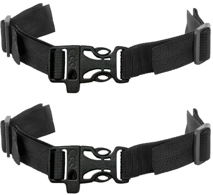 2 Stück Verstellbarer Brustgurt Rucksack, Rucksack Brustgurt Nachrüsten Rutschfester Gurtband Für Schultasche Mit Schnellverschluss Allzweck Gurtband Für Jogging Wandern Reisen Klettern(Schwarz)