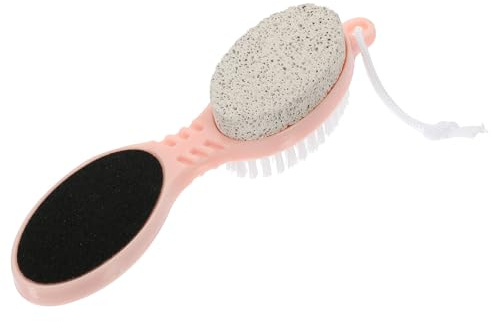 Mobestech de Pedicura para Pies Piedra Pómez y Cepillo Exfoliante, Herramienta para Ablandar Durezas y Limpiar Muerta en Casa