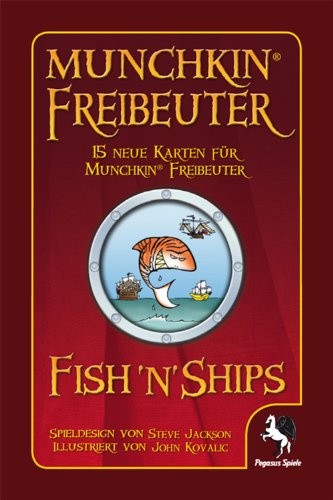 Pegasus Spiele 17147G - Munchkin FishnShips Booster