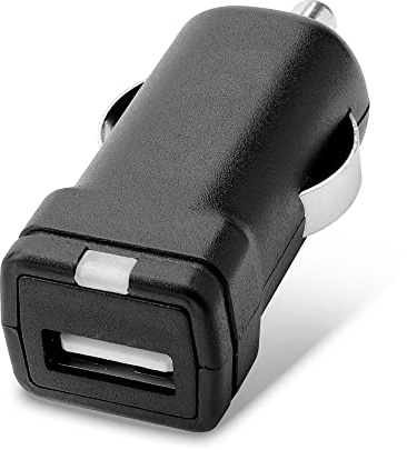 subtel Cargador USB (12V / 24V), Compatible con CoolPix Nikon, Compatible con KeyMission - 5V / 1A, 1000mA, Adaptador de Carga USB