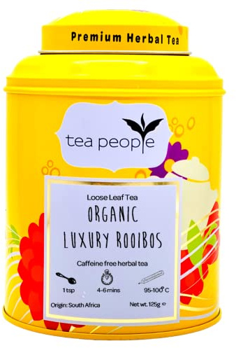 Tea People Organic Luxury Rooibos Loose Tea Caddy 125g