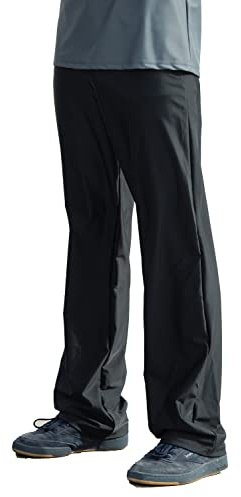 B Dancewear Mens Jazz Pants for Dance by Adult Sizes (Adult Medium, Black)