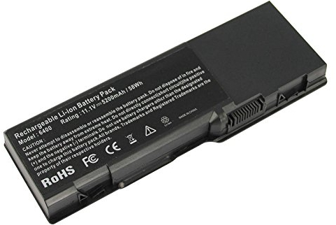 ARyee 5200mAh 11.1V 6400 Battery for Dell Inspiron E1505 1501 6400 PP23LA PP20L Dell Vostro 1000 Dell Latitude 131L BD41 CR174 D6400 GD761 HJ607 HK421 JN149 KD476