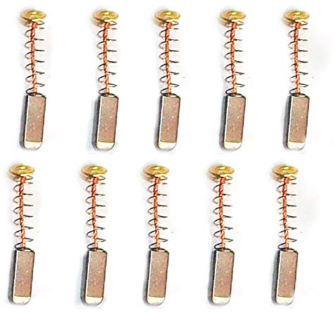 T&F 10x Kohlebürsten Motorkohlen Kohlestifte 3x4x11mm Kohlebürsten für Bohrmaschine
