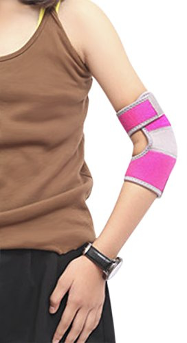 Kinder Ellenbogenbandage mit Klettverschluss Ellenbogenschoner Bandage Rutschfeste Verstellbare Ellbogenstütze Schutzpolster Ausrüstung Kompression für Sport Tennis Volleyball Fußball Tanzen