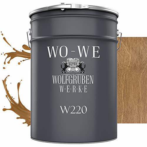 Dickschichtlasur 2in1 Holzlasur Holzschutzlasur außen und innen Bangkirai - 2,5L