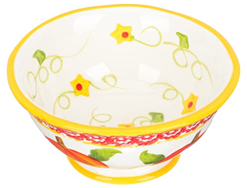 Cabilock Keramik Suppenschüssel Halloween Kürbis Dekoration Suppentassen mit Deckel Suppenterrine Porzellan Topf Brulee Schalchen Miso Suppe Schale für Nudeln Soba Thanksgiving Deko 13.5x12cm