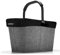 Reisenthel carrybag Frame Einkaufskorb Twist Silver + Cover Black
