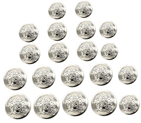 ULDIGI 50stücke Teiliges Vintage Messing Knöpfe Annähbare Metallknöpfe Für Anzüge Kleidung Ersatz Retro Stil Diy Nähzubehör Robust Und Langlebig