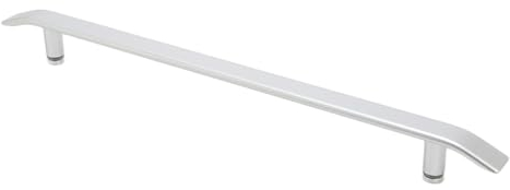 ZFUCMAYL Edelstahl-Glastürgriff, Duschtürgriff Loch Zu Loch/Ersatz-Zuggriff Mit Unterlegscheiben, Türen Innen Und Außen for Scheunen-Duschtüren (Color : Silver, Size : Hole Distance -440mm)
