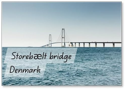 Dänemark, Storebælt Brücke, Kühlschrankmagnet