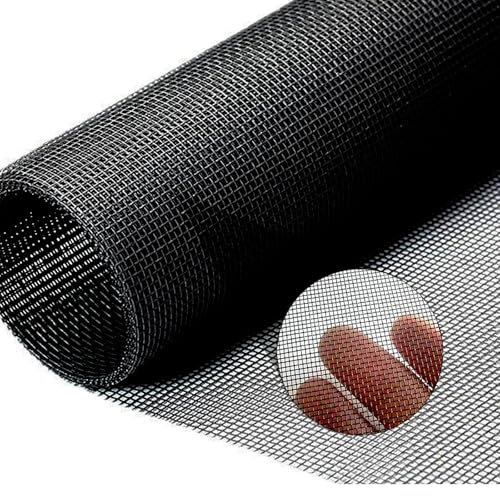 Molyorch Malla Mosquitera Ventana, Red para Moscas Hecha de Fibra, Mosquitera Ventanas Mosquitera para Ventana Gris de Fibra de Vidrio Adiós a los Mosquitos y Otros Insectos
