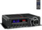 Pyle 100W 5.1 Channel Bluetooth Stereo Amplifier – HiFi Audio Receiver, AUX, FM Antenna, Subwoofer & Speaker Inputs – Home Theater Surround Sound System