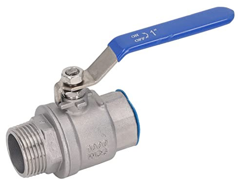 Kugelhahn 1 Zoll NPT Edelstahl gerade Kugelhahn Fitting Anschluss für Wasser Öl