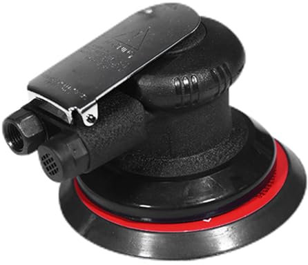 Nassschleifmaschine Für Stein, Pneumatische Poliermaschine Mit Druckluftschleifer, Leerlaufdrehzahl 12000 U/min, Verwendbares Schleifpapier 25,4 Mm, Für Polierten Marmor Und Granit