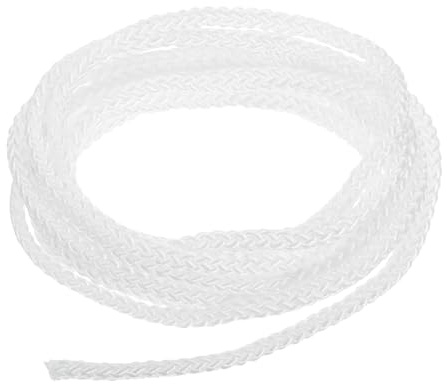 sourcing map 3Pcs Cord Loop for Window Shades, 3.5mm 6Ft(183cm) Nylon Satin Cord Window Blind Looped String Braided Lift Shade Cord for Pleated Shades Blind Shade DIY, Beige