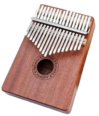 Kalimba Instrument Professionelles Kalimba 17 Tasten Daumenklavier Sapele Kalimba 17 Tasten Fingerklavier Tragbares Tasteninstrument(Kalimba)
