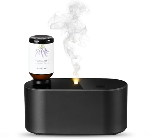 Waterless Diffuser for Home Essential Oil Diffuser, Aromatherapy Diffuser, Portable Scent Diffusers, 3 Mist Modes, Cycle Start for Bedroom, Office Studio 350-700 sq. ft Black