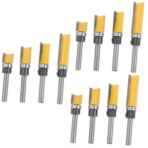 SHINEOFI 3 Juegos De Brocas Para Fresado De Bordes Fresas Para Carpintería Fresas Para Ranurar Fresas Para Carpintería Fresas Para Ranurar Fresas De Acero Inoxidable