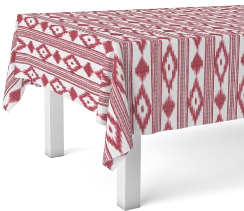 Martina Home Mantel Hule MALLORQUÍ ROJO250X140 CM