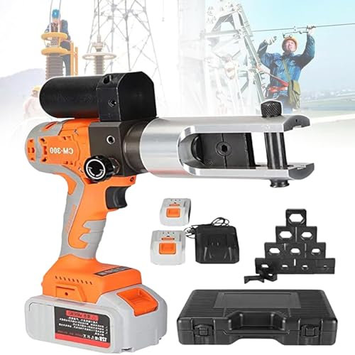 OZBME Pince à sertir hydraulique électrique pour connexions sécurisées de Fils et de câbles, Solution Manuelle pour projets de plomberie électrique Professionnels