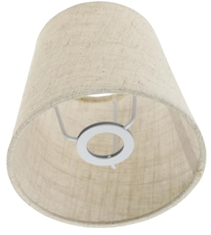 VICASKY Abat-Jour Pour Lampe De Table Remplacement De Shade Light Simple En Tissu Et Structure Métallique Abat Jour Conique Pour Lampe Décorative Chambre Salon Bar Hôtel 15.00X14.00X11.00Cm