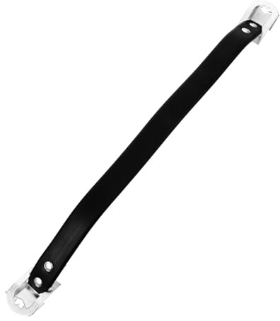 Cinghia per Sollevare Batteria Auto, Maniglia Robusta in Pvc Acciaio | Campeggio e Uso Automobilistico, Nero, Protezione Multipla, Facile da Trasportare, per Batteria Auto