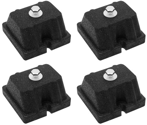 Almohadillas Antivibraciones | Base de Goma para Suelo con Amortiguación,Soporte De Montaje Para Uso Intensivo -