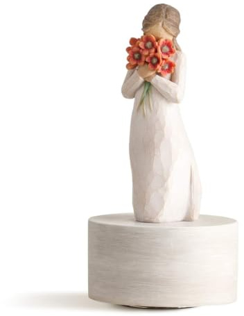 Willow Tree Surrounded by Love, Sculpted Hand-Painted Musical Figure