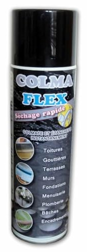 Spray Bituminoso 500 ml Colmaflex Impermeabilizante Multisoporte Secado