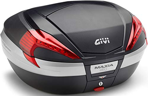 Givi V56NN Maxia 4 Monokey Topcase in Carbon Optik Roten Reflektoren