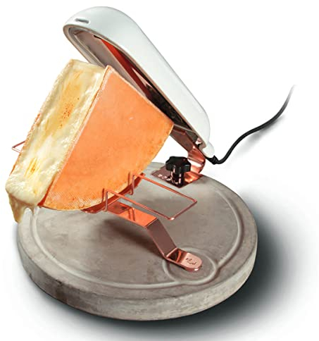 Boska Raclette Quattro Béton 220V - Convient pour un quart de fromage à raclette - 400x320x310 mm