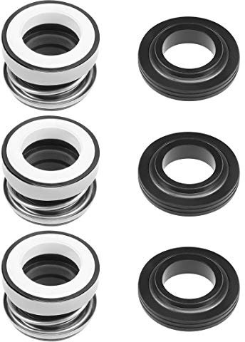 sourcing map 3pcs Garniture joint d'arbre mécanique pour pompe de spa de piscine 103-12