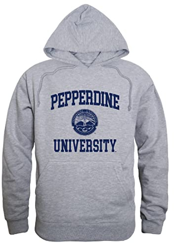 W Republic Pepperdine University Waves Seal Hoodie Sweatshirts - Heather Grey, X-Large