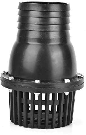 Alvinlite Clapet anti-retour en PVC | Clapet anti-retour plat basse pression pour pompe à eau Noir | Pompe à eau 4 pouces