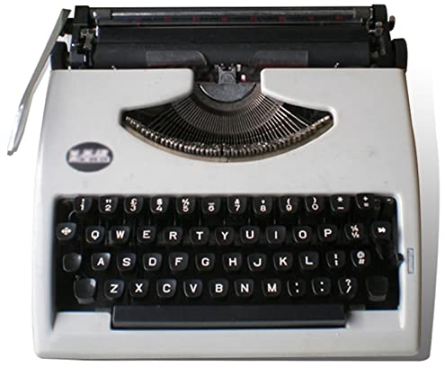 Retro Schreibmaschinen,Alte Maschinen-Schreibmaschine,Tragbare Manuelle Schreibmaschine,Klassische Textverarbeitung,Schreibmaschinen FüR Schriftsteller,White