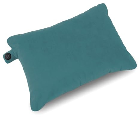 Thermrup Bobo - Cuscino riscaldante portatile USB in velluto, 25 x 35 cm, con elemento riscaldante a infrarossi remoto (verde, con power bank)
